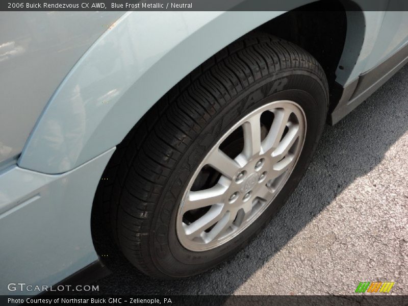 Blue Frost Metallic / Neutral 2006 Buick Rendezvous CX AWD