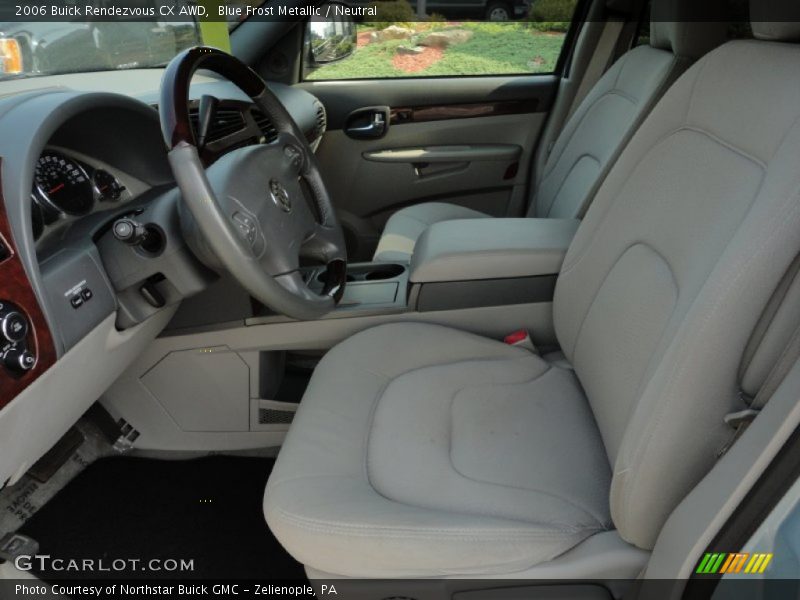 Blue Frost Metallic / Neutral 2006 Buick Rendezvous CX AWD
