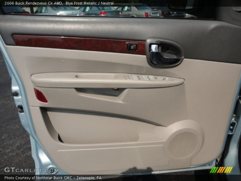 Blue Frost Metallic / Neutral 2006 Buick Rendezvous CX AWD