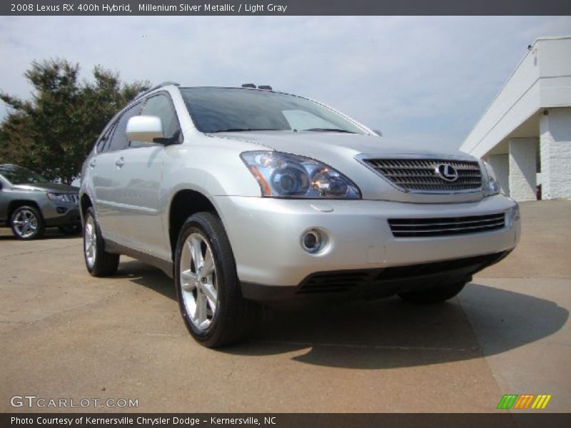Millenium Silver Metallic / Light Gray 2008 Lexus RX 400h Hybrid