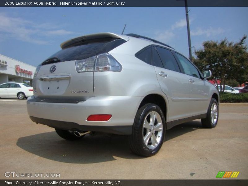 Millenium Silver Metallic / Light Gray 2008 Lexus RX 400h Hybrid