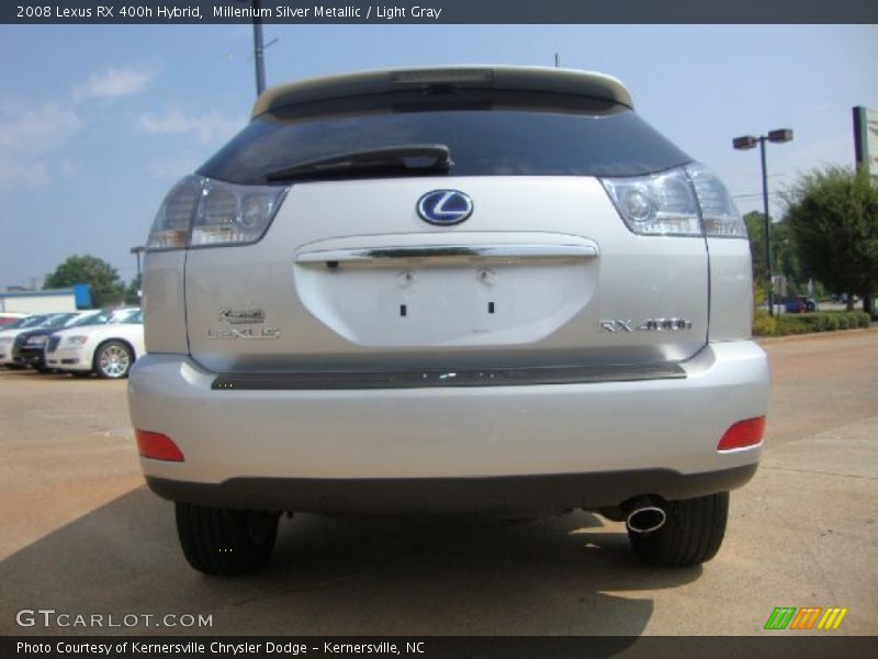 Millenium Silver Metallic / Light Gray 2008 Lexus RX 400h Hybrid