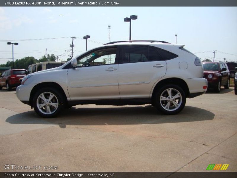 Millenium Silver Metallic / Light Gray 2008 Lexus RX 400h Hybrid