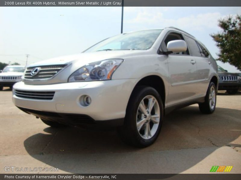 Millenium Silver Metallic / Light Gray 2008 Lexus RX 400h Hybrid