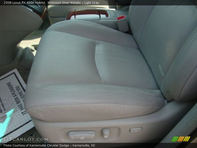 Millenium Silver Metallic / Light Gray 2008 Lexus RX 400h Hybrid