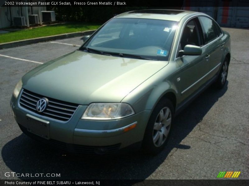 Fresco Green Metallic / Black 2002 Volkswagen Passat GLX Sedan