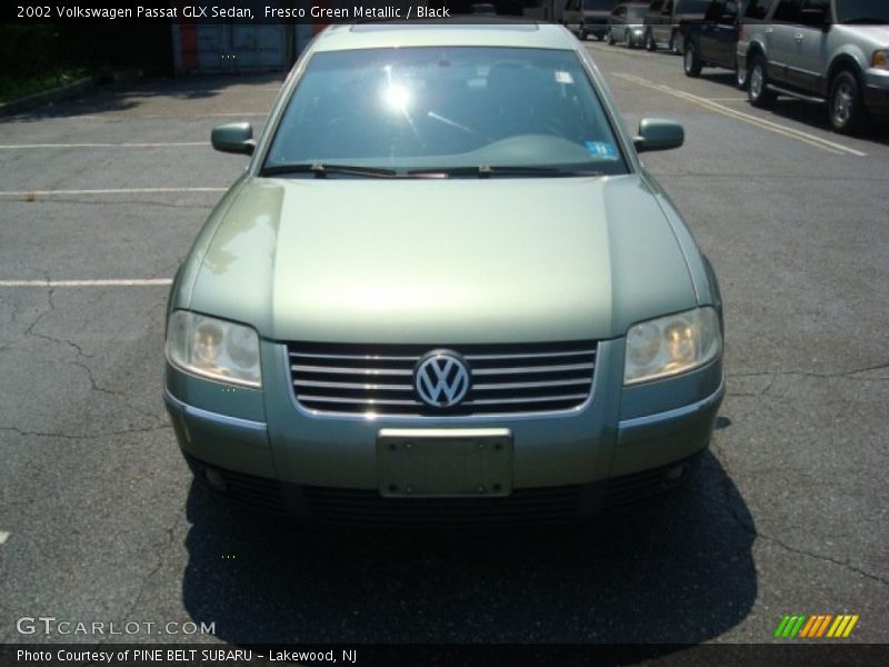 Fresco Green Metallic / Black 2002 Volkswagen Passat GLX Sedan