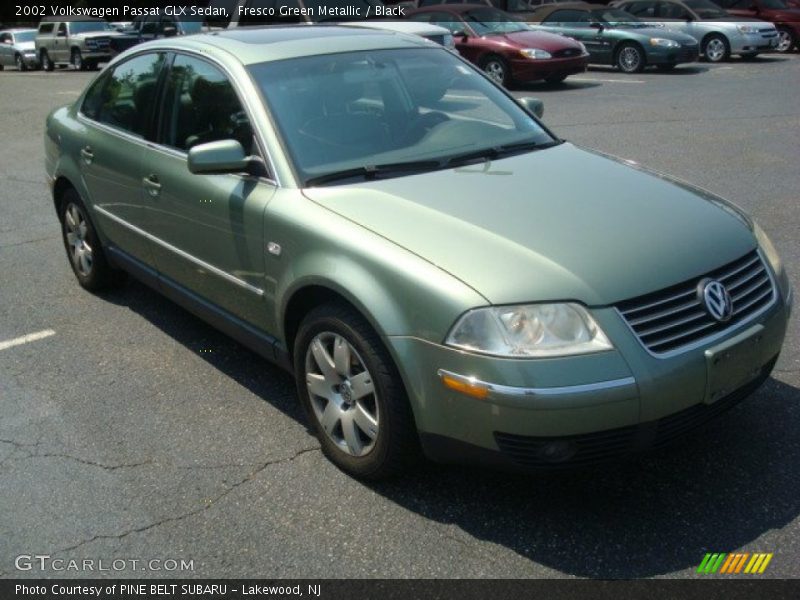 Fresco Green Metallic / Black 2002 Volkswagen Passat GLX Sedan