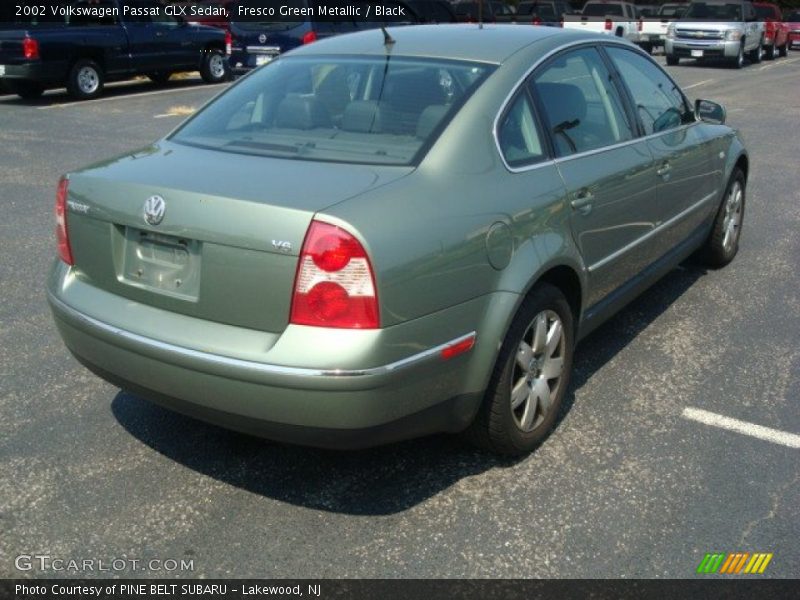 Fresco Green Metallic / Black 2002 Volkswagen Passat GLX Sedan