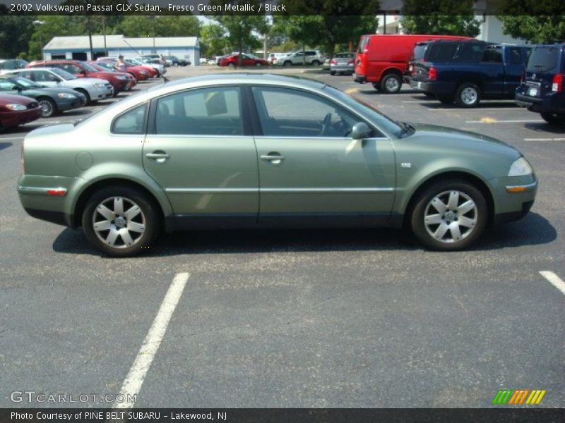 Fresco Green Metallic / Black 2002 Volkswagen Passat GLX Sedan