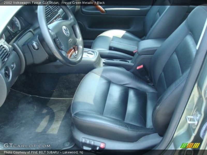 Fresco Green Metallic / Black 2002 Volkswagen Passat GLX Sedan