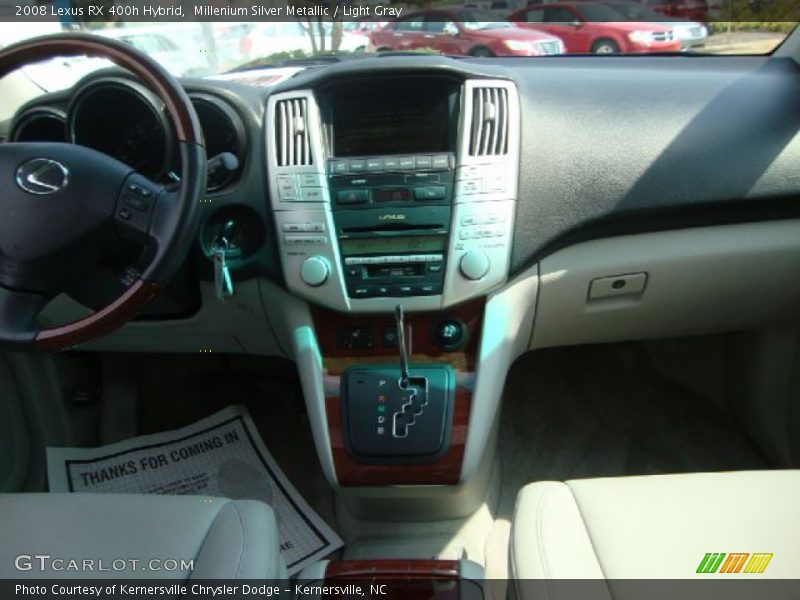 Millenium Silver Metallic / Light Gray 2008 Lexus RX 400h Hybrid