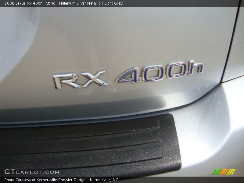 Millenium Silver Metallic / Light Gray 2008 Lexus RX 400h Hybrid