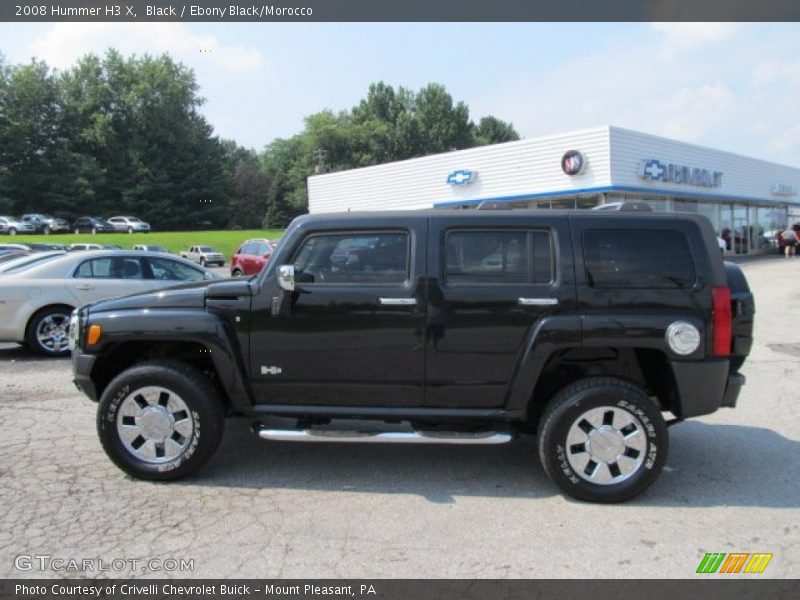 Black / Ebony Black/Morocco 2008 Hummer H3 X