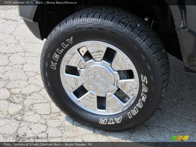 Black / Ebony Black/Morocco 2008 Hummer H3 X