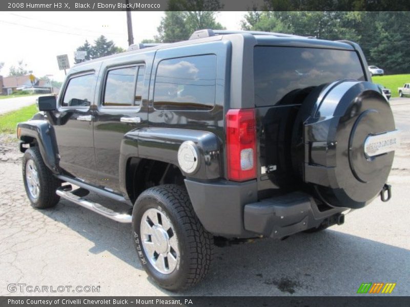 Black / Ebony Black/Morocco 2008 Hummer H3 X