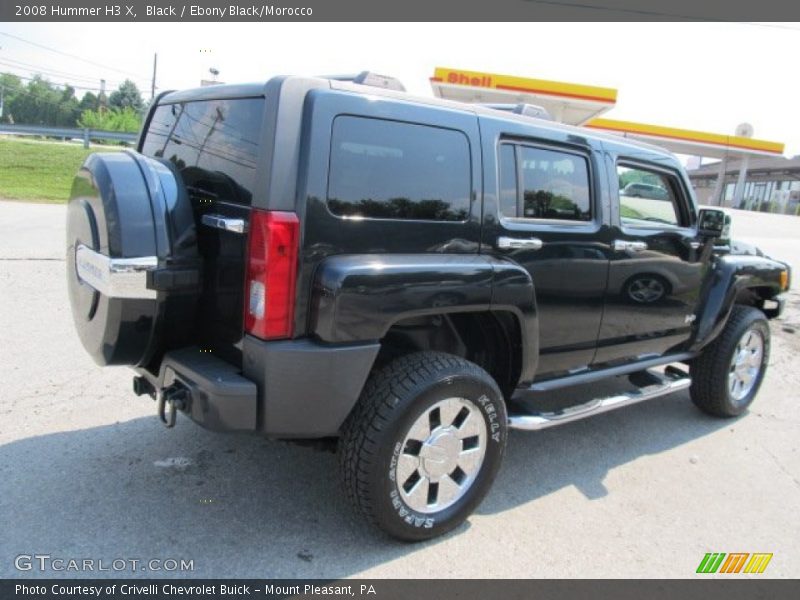 Black / Ebony Black/Morocco 2008 Hummer H3 X