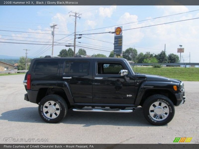 Black / Ebony Black/Morocco 2008 Hummer H3 X