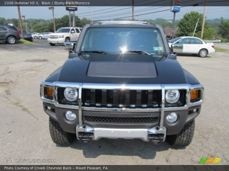 Black / Ebony Black/Morocco 2008 Hummer H3 X