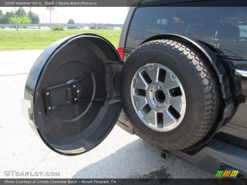 Black / Ebony Black/Morocco 2008 Hummer H3 X