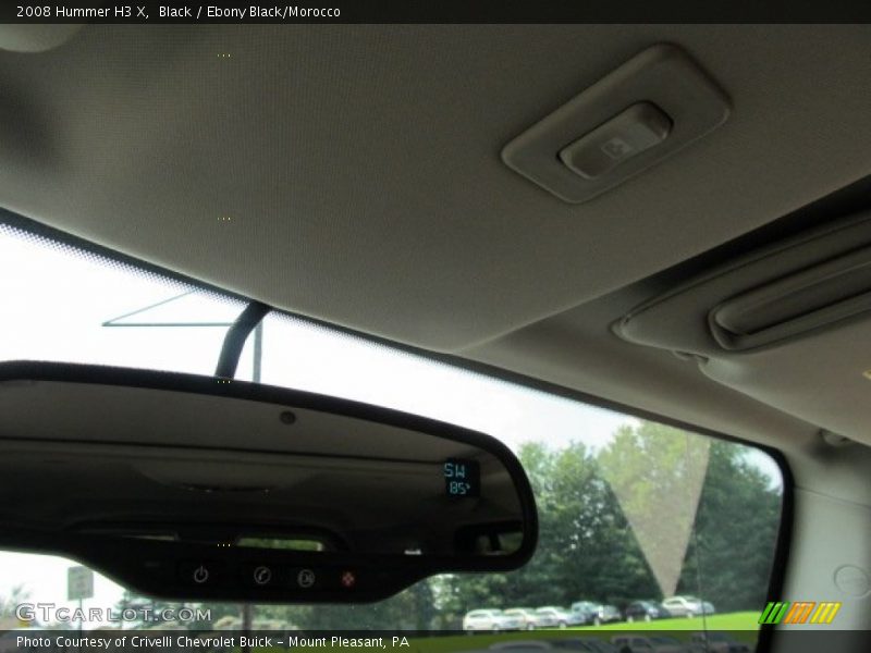 Black / Ebony Black/Morocco 2008 Hummer H3 X