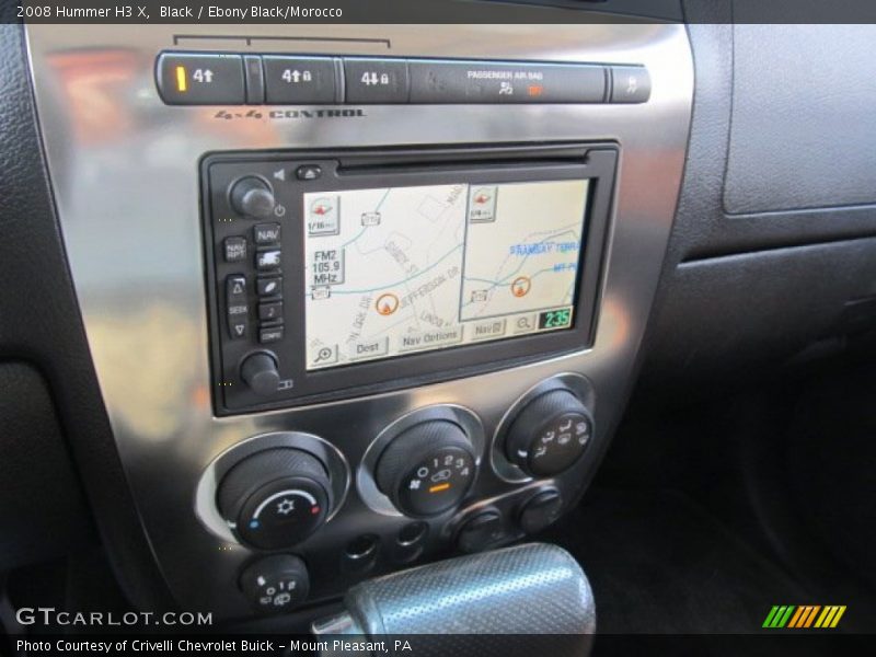 Black / Ebony Black/Morocco 2008 Hummer H3 X