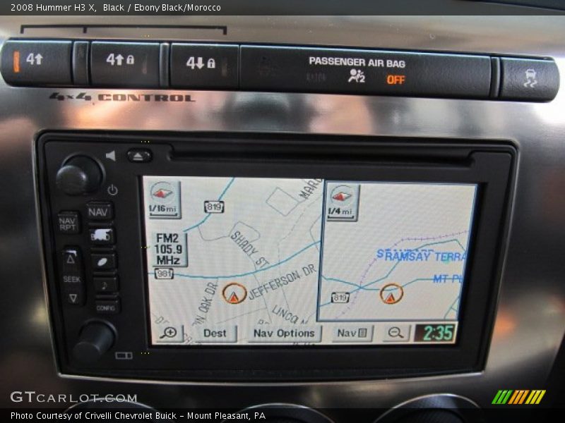 Black / Ebony Black/Morocco 2008 Hummer H3 X
