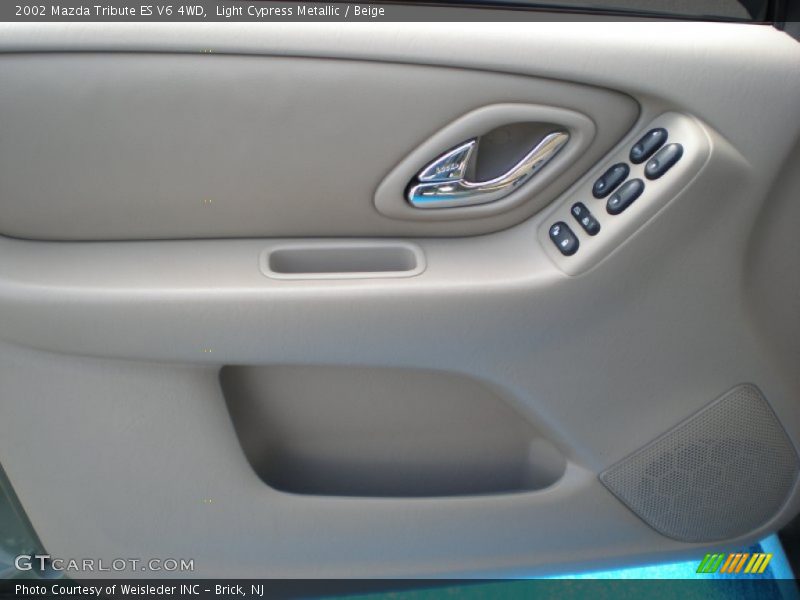 Light Cypress Metallic / Beige 2002 Mazda Tribute ES V6 4WD