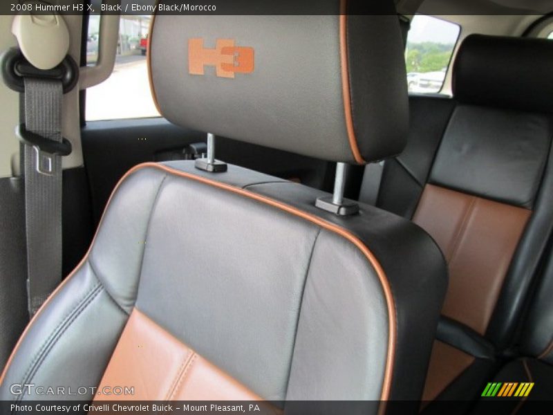 Black / Ebony Black/Morocco 2008 Hummer H3 X