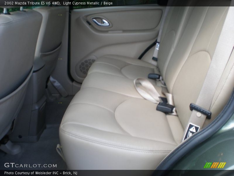 Light Cypress Metallic / Beige 2002 Mazda Tribute ES V6 4WD