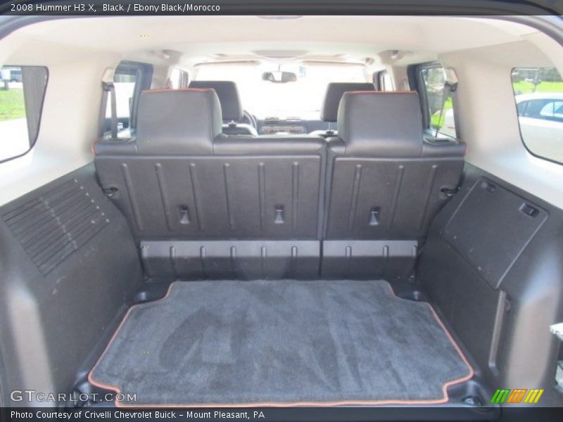 Black / Ebony Black/Morocco 2008 Hummer H3 X