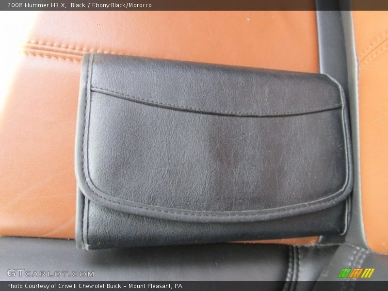 Black / Ebony Black/Morocco 2008 Hummer H3 X