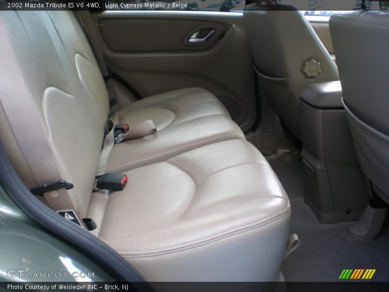 Light Cypress Metallic / Beige 2002 Mazda Tribute ES V6 4WD