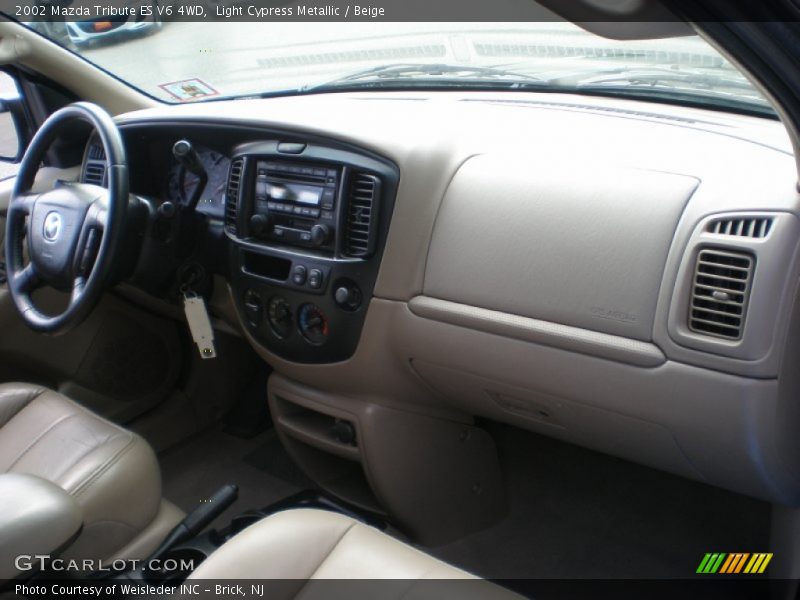 Light Cypress Metallic / Beige 2002 Mazda Tribute ES V6 4WD