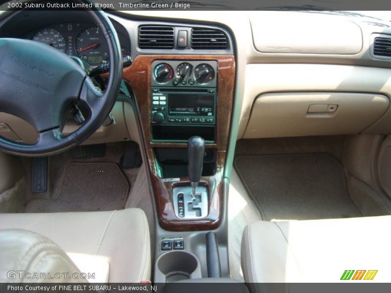 Timberline Green / Beige 2002 Subaru Outback Limited Wagon
