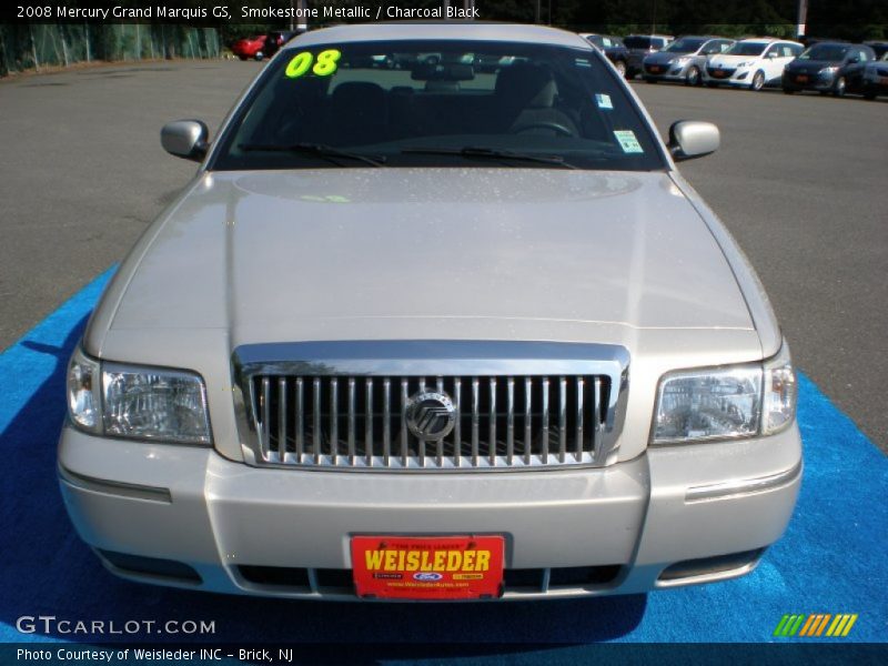 Smokestone Metallic / Charcoal Black 2008 Mercury Grand Marquis GS