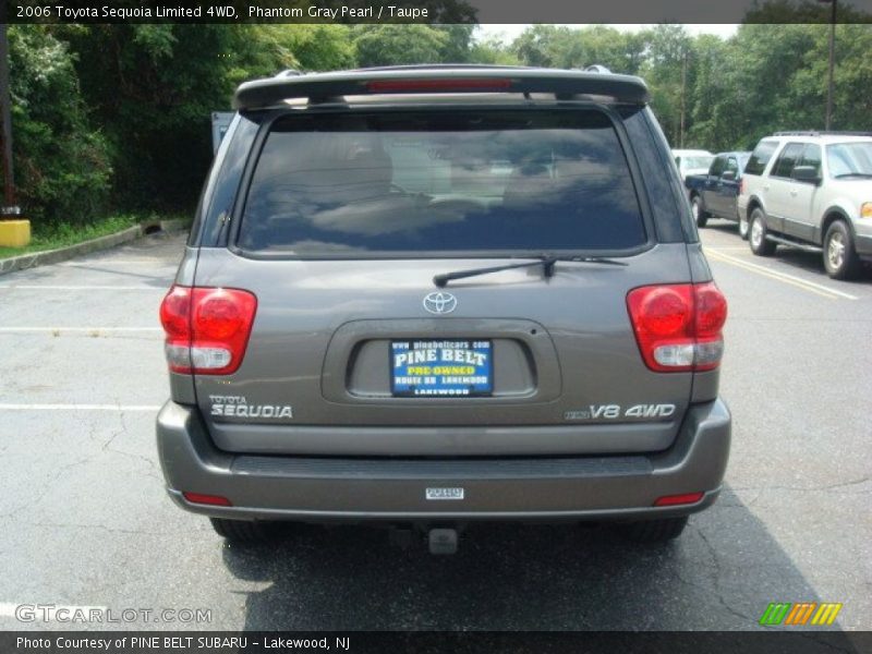 Phantom Gray Pearl / Taupe 2006 Toyota Sequoia Limited 4WD