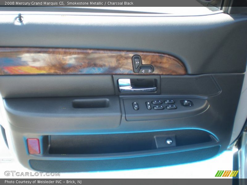 Smokestone Metallic / Charcoal Black 2008 Mercury Grand Marquis GS