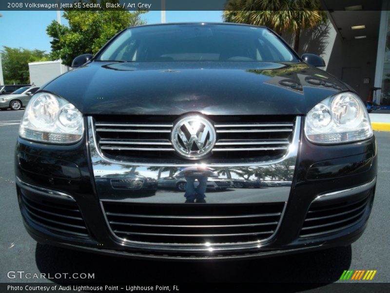 Black / Art Grey 2008 Volkswagen Jetta SE Sedan