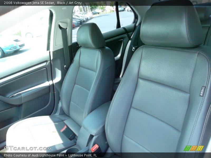 Black / Art Grey 2008 Volkswagen Jetta SE Sedan