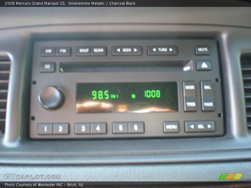 Smokestone Metallic / Charcoal Black 2008 Mercury Grand Marquis GS