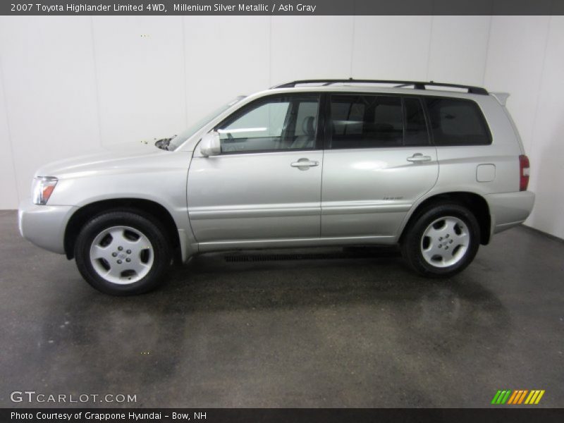 Millenium Silver Metallic / Ash Gray 2007 Toyota Highlander Limited 4WD