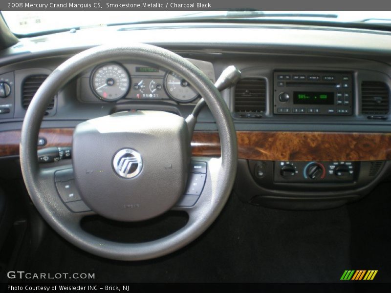 Smokestone Metallic / Charcoal Black 2008 Mercury Grand Marquis GS