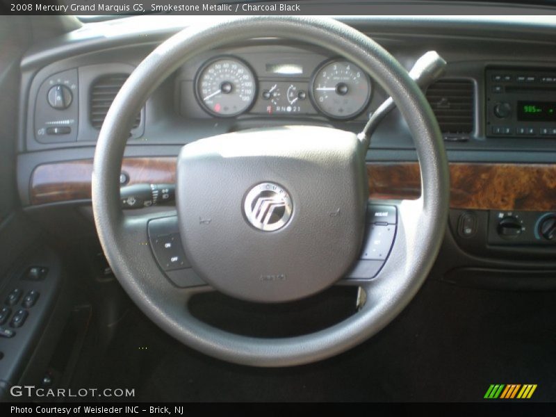 Smokestone Metallic / Charcoal Black 2008 Mercury Grand Marquis GS