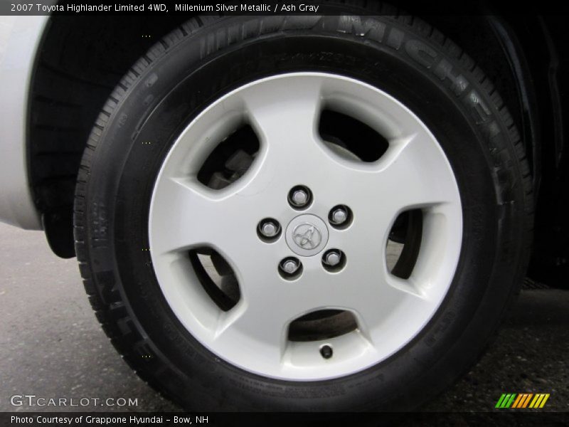 Millenium Silver Metallic / Ash Gray 2007 Toyota Highlander Limited 4WD