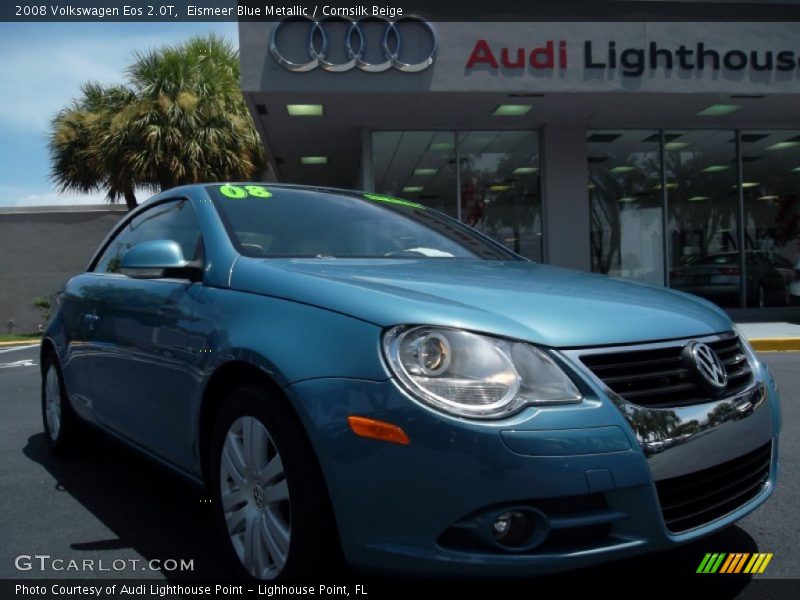 Eismeer Blue Metallic / Cornsilk Beige 2008 Volkswagen Eos 2.0T