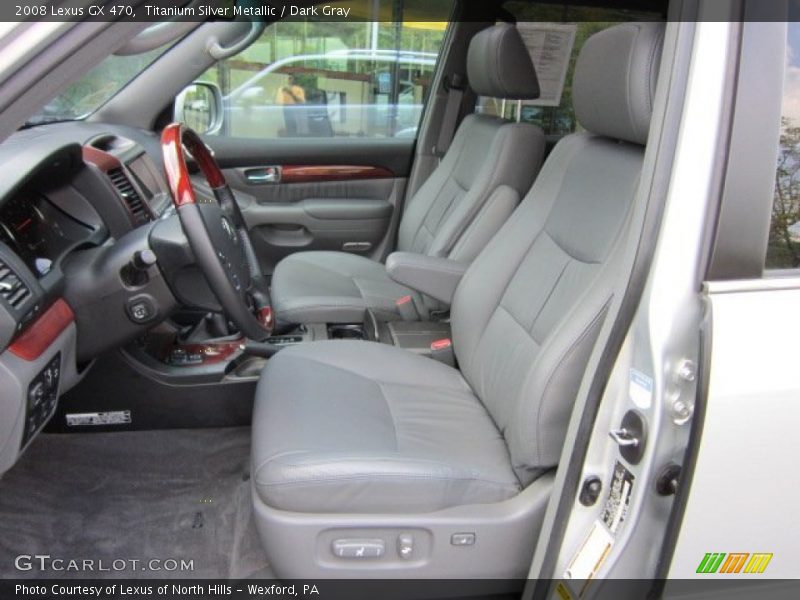 Titanium Silver Metallic / Dark Gray 2008 Lexus GX 470