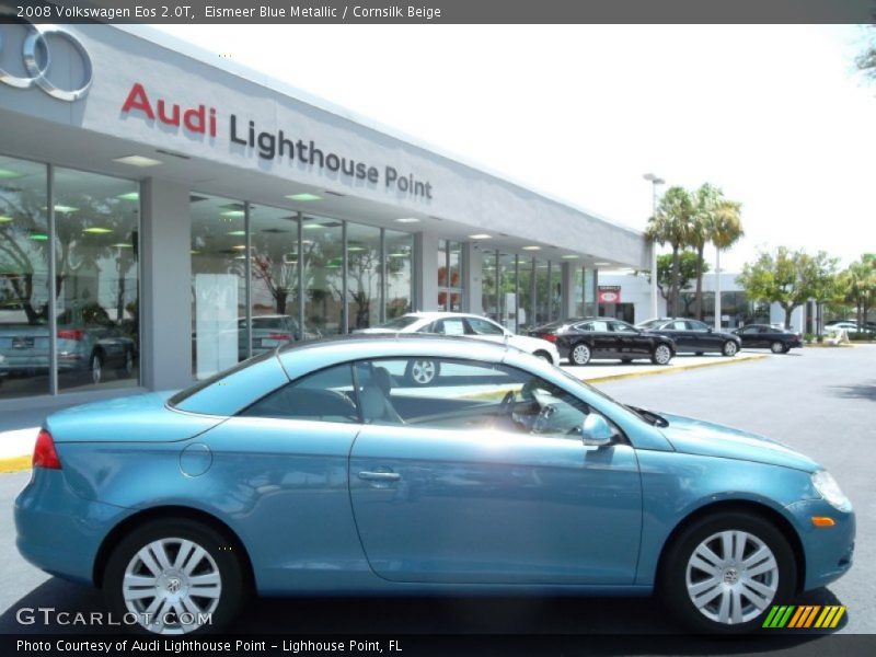 Eismeer Blue Metallic / Cornsilk Beige 2008 Volkswagen Eos 2.0T