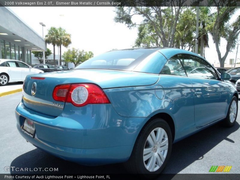 Eismeer Blue Metallic / Cornsilk Beige 2008 Volkswagen Eos 2.0T
