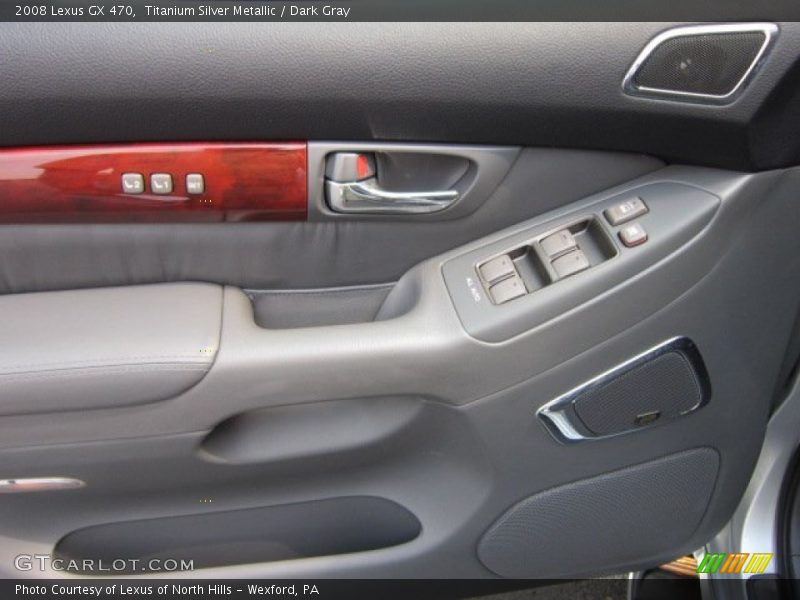 Titanium Silver Metallic / Dark Gray 2008 Lexus GX 470